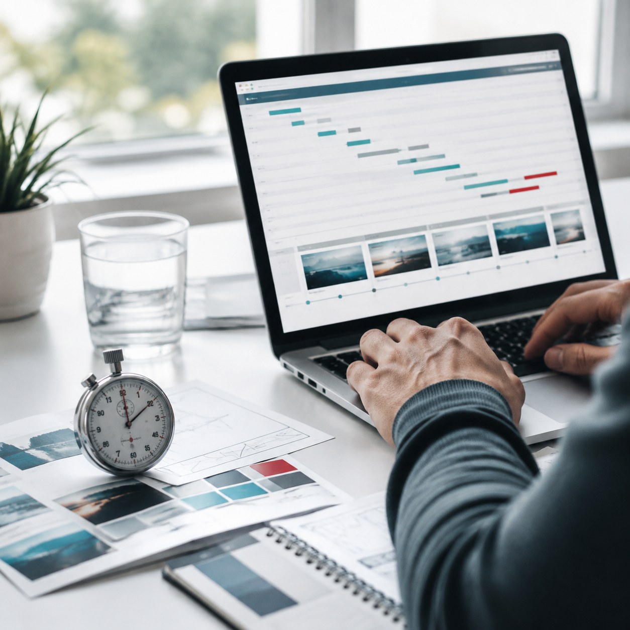 Web performance dashboard connecting loading speed, interaction and layout stability
